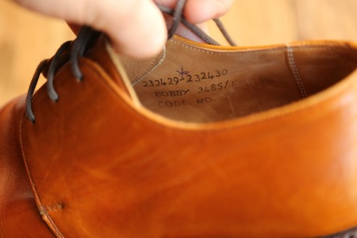 Joseph Cheaney Bobby scarpe derby in pelle marrone marrone marrone da uomo UK 6,5 F US 7,5 EU 40,5 - Foto 9 di 9