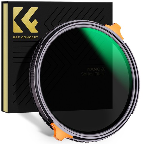 K&F Concept 2 in 1 Variable ND4-64 + CPL Filter 37/40/52/55/58/62/67/72/77/82mm - Picture 36 of 98