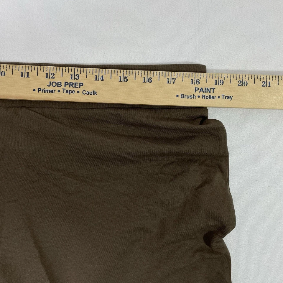 J. Jill Pants Pull-On Slim Leg Elastic Waist Womens Size PL Brown Solid. - Image 2 of 4