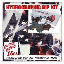 Hydrographic dip kit Faded Glory Flags hydro dip dipping 16oz US Flag