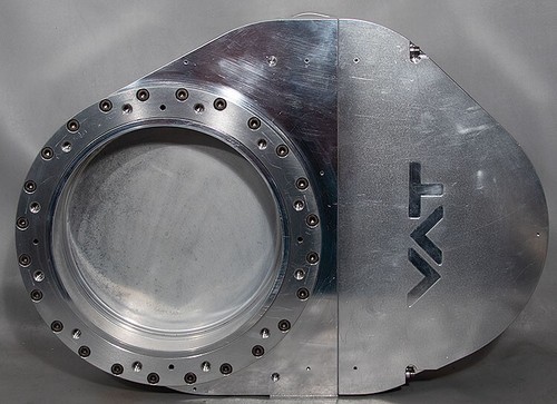 VAT 65048-PAHY-0001/0002 ISO-F DIN 250mm/10" Aluminum Pendulum Vacuum Gate Valve - Picture 2 of 6
