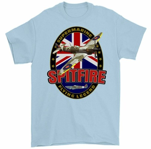 Camiseta Spitfire Flying Legend Supermarine WWII Batalla De Gran Bretaña RAF - Imagen 6 de 27