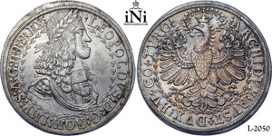 iNi-AUSTRIA-Leopold-I-2-Taler-ND-c-1670-Hall-mint-XF