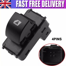 Single Electric Window Control Switch Driver Side for Peugeot Partner (2008-on)