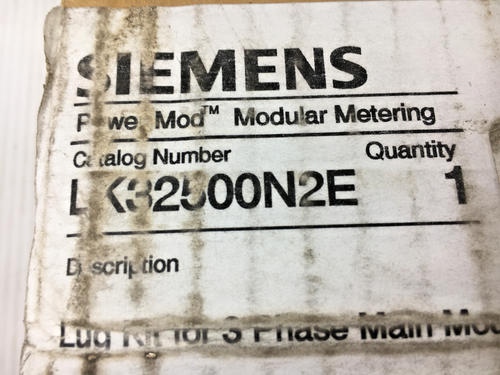 SIEMENS LK32500N2E Power Mod Kit de terminales de medición modulares para módulo principal trifásico - Imagen 5 de 5