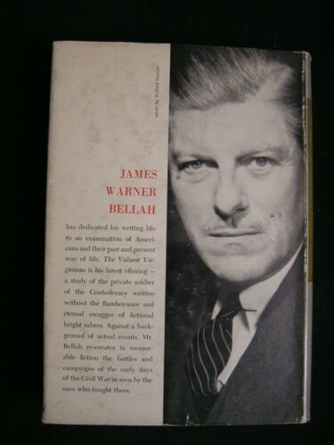 Civil War CSA 1st edition novel THE VALIANT VIRGINIANS by James W Bellah, VA cav - Picture 2 of 5