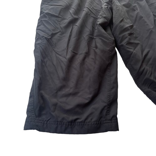 Nike Dri-Fit Womens Med Black White Embroidered Logo Mesh Lined Capri Sweatpants - Imagen 16 de 19