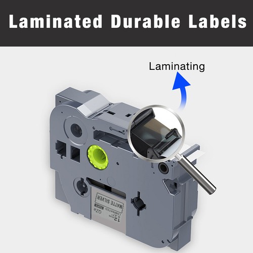5 Pack Laminated Label Tape Compatible for Brother P-Touch Printer TZ TZe 6-36mm - Picture 381 of 786