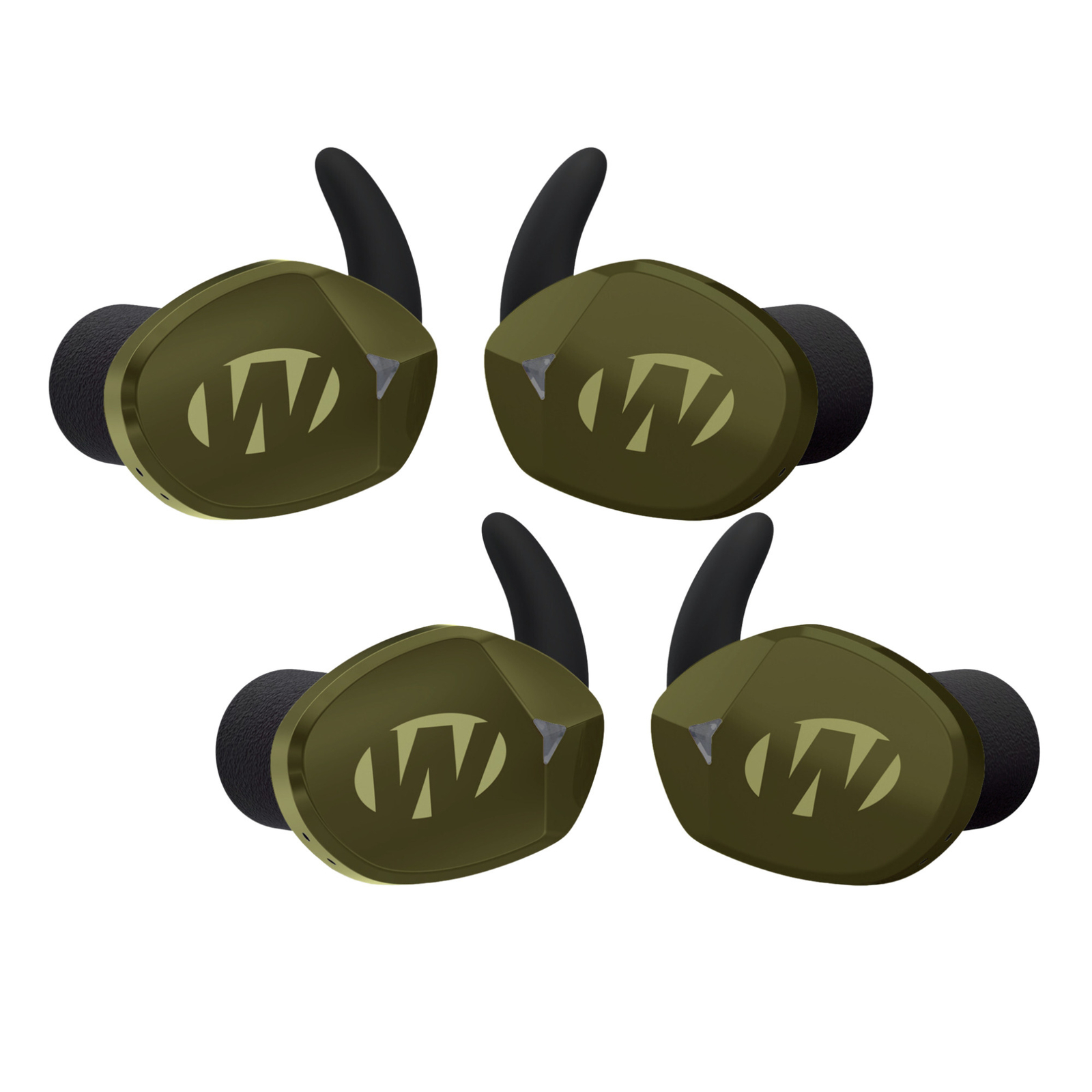 Walkers Silencer BT 2.0 Перезаряжаемые электронные наушники OD Green, 2 упаковки