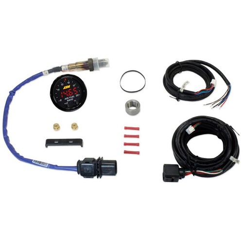 AEM 52mm X-Series Gauge Kit Wideband Air/Fuel & Oil/Fuel Pressure & Boost Black - Picture 3 of 7