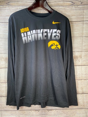 Nike IOWA HAWKEYES Mens long sleeve Dri 