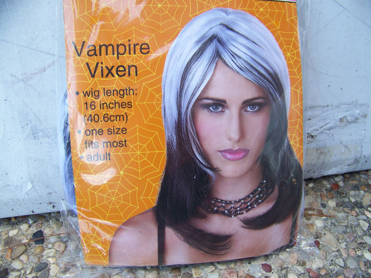 Vixen Wavy Black Wig for Womens Halloween Costume Vixen Wavy Black Wig for Womens Halloween Costume