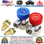 Refrigerant Adapter Fittings Hi-Low Quick Coupler Ac Car Air Conditioner w/ 1/4"