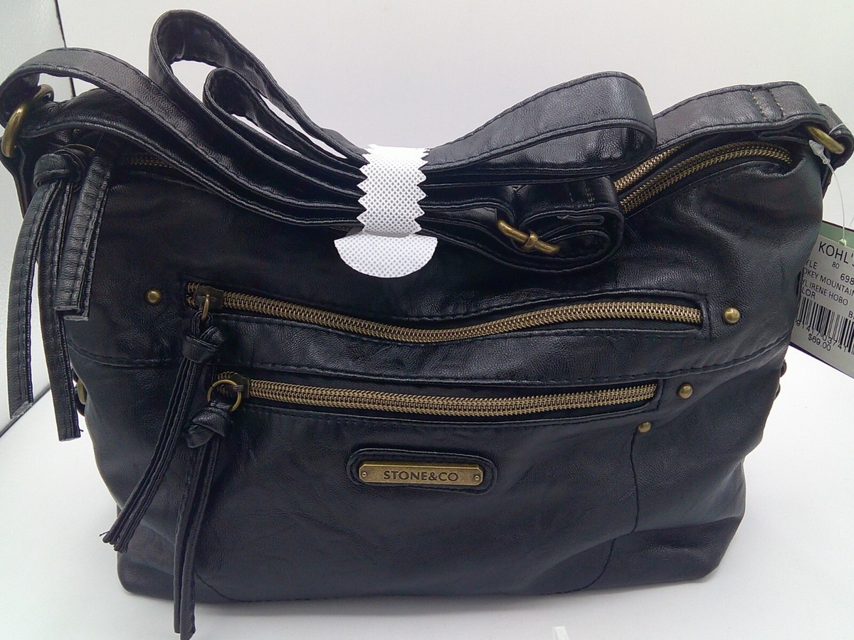 BRAND NEW in the bag STONE & CO. Purse, Black with Shoulder