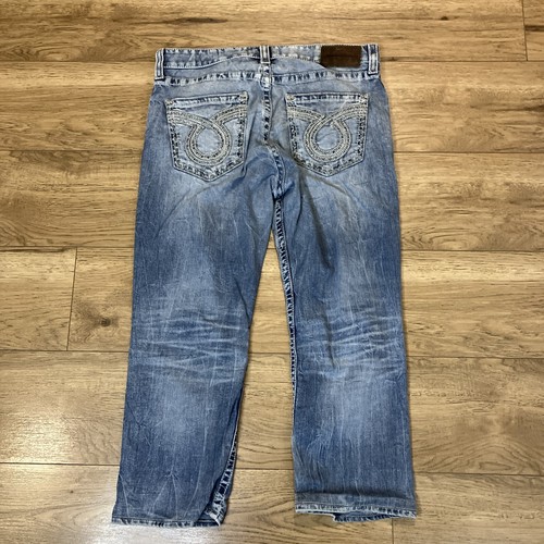 Men's 36X27 Big Star Jeans Blue Voyager Loose Denim Pants 36R Light Wash - Picture 7 of 7
