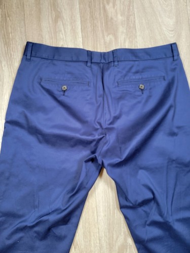 Bonobos Navy Men’s Monday Chino Pants Flat Front Slim 35x32 - Picture 7 of 7
