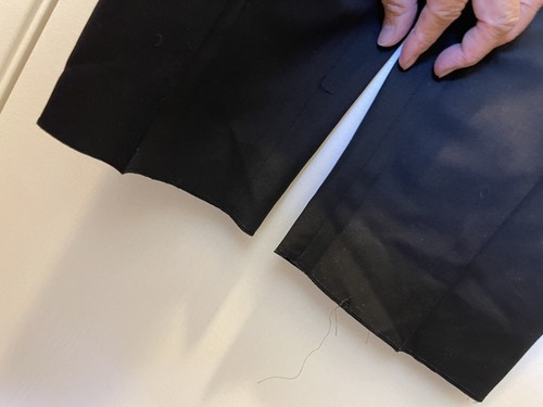 LOUIS VUITTON LV STAGE BEAUTIFUL CLASSIC BLACK UNIFORM PANTS 38 NEW STILL UNHEM - Picture 5 of 6