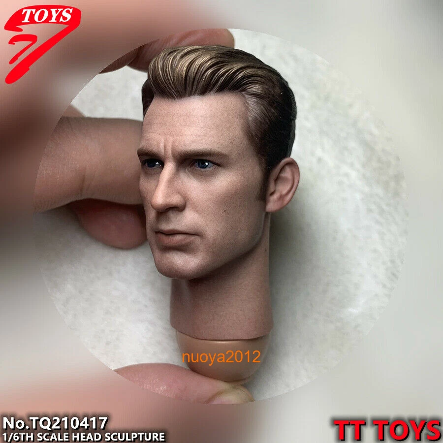 TTTOYS 1:6 Captain America Steve Rogers Head Carved F 12'' Male HT Body - Image 3 of 4