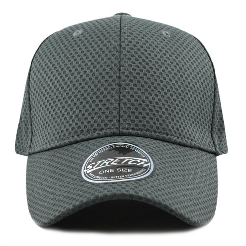 The Hat Depot Men's Stretch Fit Flex Elastic Mesh Fitted Baseball Cap - Picture 56 of 61