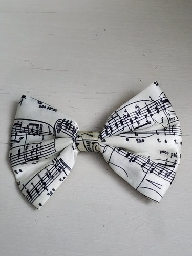 Sheet Music Hair Bow Hot Topic - Picture 3 of 4