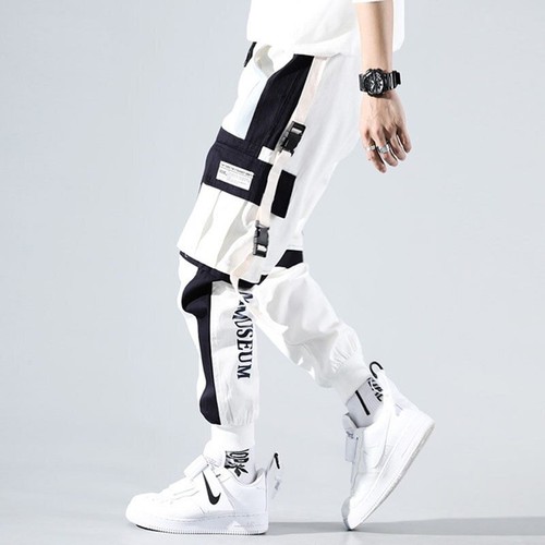 Pantalones cargo de hip hop para hombre ropa de calle algodón joggers moda pantalones deportivos informales para hombre - Imagen 3 de 31