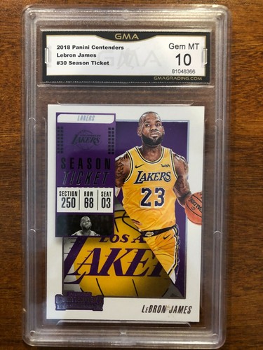 2018-2019 Lebron James High-End-Produkt bewertet GMA 10 EDELSTEINE NEUWERTIG! Sie haben die Wahl! - Bild 9 von 40