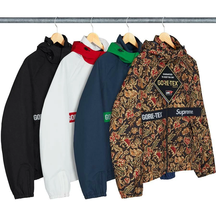 Veste de piste Supreme Gore Tex noire marine F/W 18