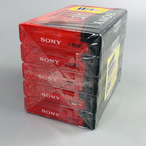 Paquete de 5 casetes de audio Sony HF de alta fidelidad de 90 minutos sesgo normal - NUEVO SELLADO - Imagen 3 de 6