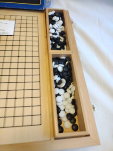 Philos Go & Go Bang Board Game 2 Player Strategy Wooden Case - Picture 3 of 7