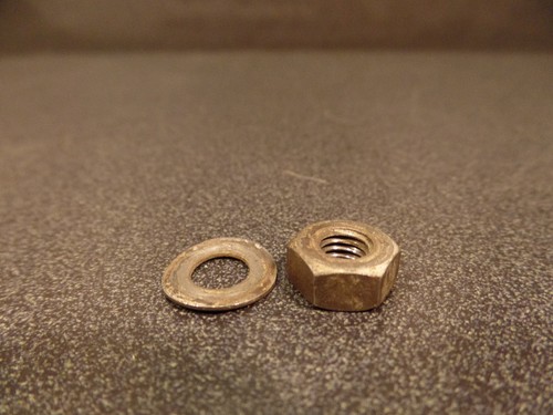 1964 64 BMW R50 R 50 R60 R 60 CLUTCH SIDE CARBURETOR CARB MOUNT NUT (A) - Picture 2 of 6