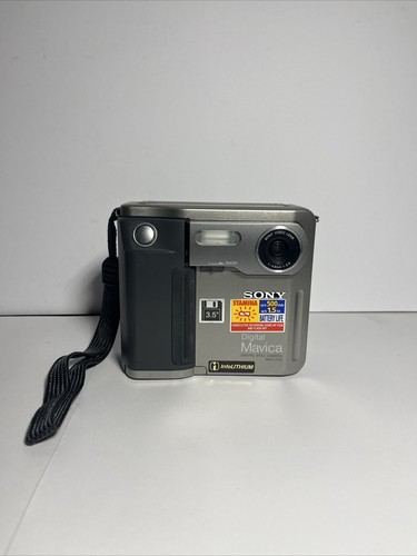 Sony Digital Mavica Digital Still Camera MVC-FD5 Floppy Working No Charger - Picture 4 of 11