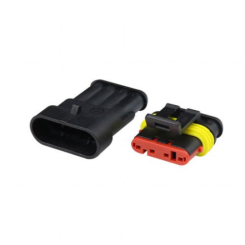 Electric Wire Connector Plug Cable AMP Male Female Waterproof Sealed 1Pin - 6Pin - Picture 15 of 31