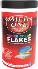 OMEGA ONE SUPER COLOR TROPICAL FISH FOOD FLAKES 5.3 OZ