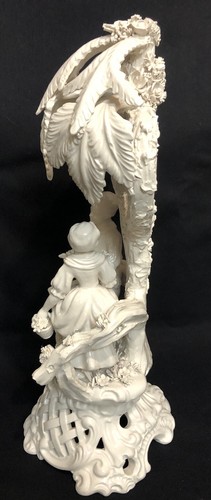 Figuras de porcelana de espagueti de Italia de pueblo campesino fotovoltaico firmadas de colección para niños y niñas - Imagen 4 de 11