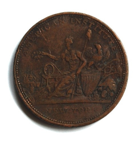 FICHA AMERICAN INSTITUTE NEW YORK ROBINSON'S JONES & CO. HARD TIMES 1833 C5187 - Imagen 3 de 4