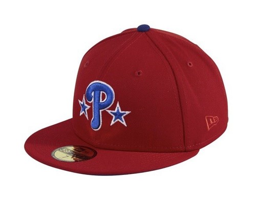 New Era 59Fifty 7 7/8 Philadelphia Phillies Inaugural Patch Royal UV Fitted Hat - Picture 3 of 5