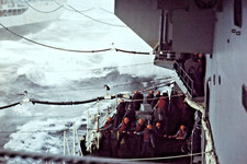 Vintage 35m Slide, U.S. Military, Naval, Vietnam War Era, Refueling Ship at Sea