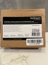 StarTech 10/100 Fiber to Ethernet Media Converter Multi Mode SC 2 km