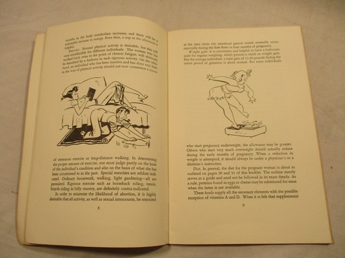 Vintage 1955 University of Michigan U of M Hospital Care During Pregnancy Book - Picture 5 of 12