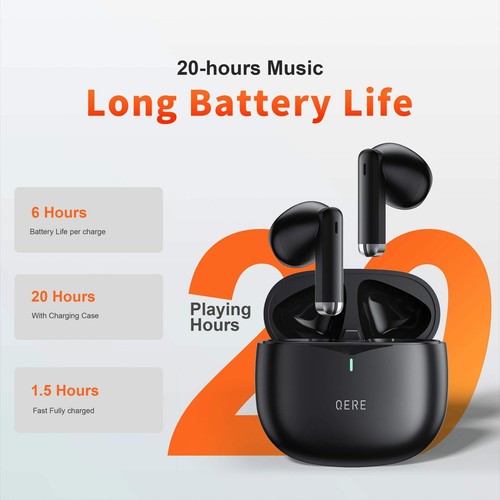 Écouteurs intra-auriculaires sans fil Bluetooth - Avec étui de charge et longue durée de vie de la batterie - Photo 2/7