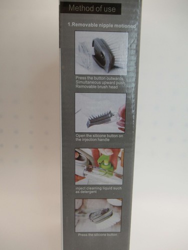 Reinigungsbürste Schrubber für Geschirr und Pfannen mit Seifenspender Wechselkopf - Bild 2 von 7