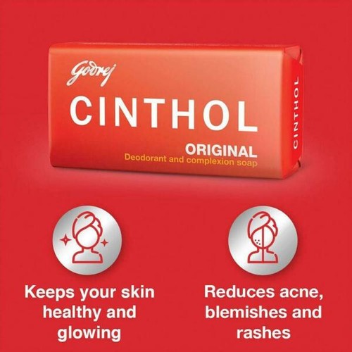Cinthol Original Deodorant Bath Soap – 99.9% Germ Protection - 100gm -Free Ship - Picture 1 of 7