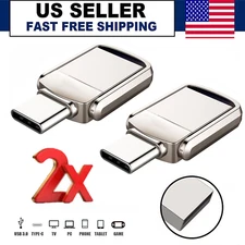 2x 1TB 2TB Type C USB 3.0 Flash Drive Thumb Drive Memory Stick for PC Laptop New