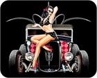 Hot Rod "Polka Dot Bikini" Pinup Girl Computer / Laptop Mouse Pad