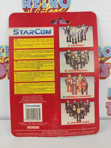 STARCOM SGT. BOREK SHADOW FORCE ACTION FIGURE MAGNA LOCK COLECO MINI FIGURE - 第 2/2 張圖片