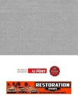<!--F#f_0-->HOLDEN EH STATION WAGON PALE GREY ROOF HEAD LINING (3A)<!--F/-->