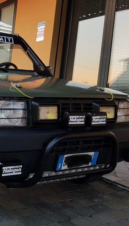 Bull bar Roll Bar Anteriore MINI Protezione Per Panda 4x4 Fino Al 2004 ! - Imagen 4 de 4