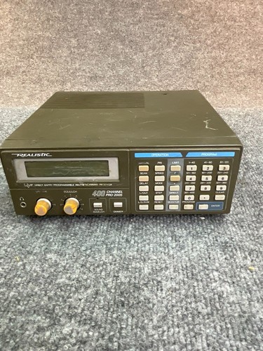 Realistic Pro 2005 Direct Entry Programowalny skaner AM/FM 20-144 400-kanałowy - Zdjęcie 13 z 14