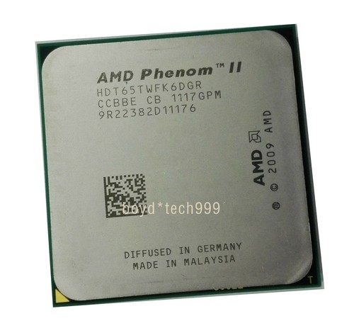 AMD Phenom II X6-1065T HDT65TWFK6DGR CPU 6Core Socket AM3 2.9GHz 95W Processor - Picture 4 of 4