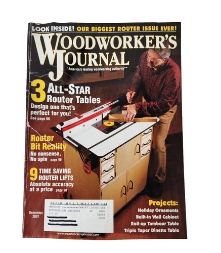 Woodworker's Journal Assorted Issues 2006-2009. READ - Bild 5 von 6